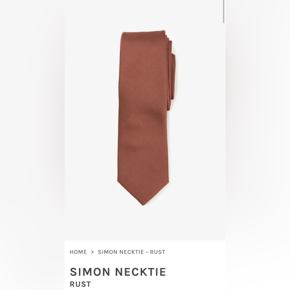 Birdy Grey Rust Tie NWT